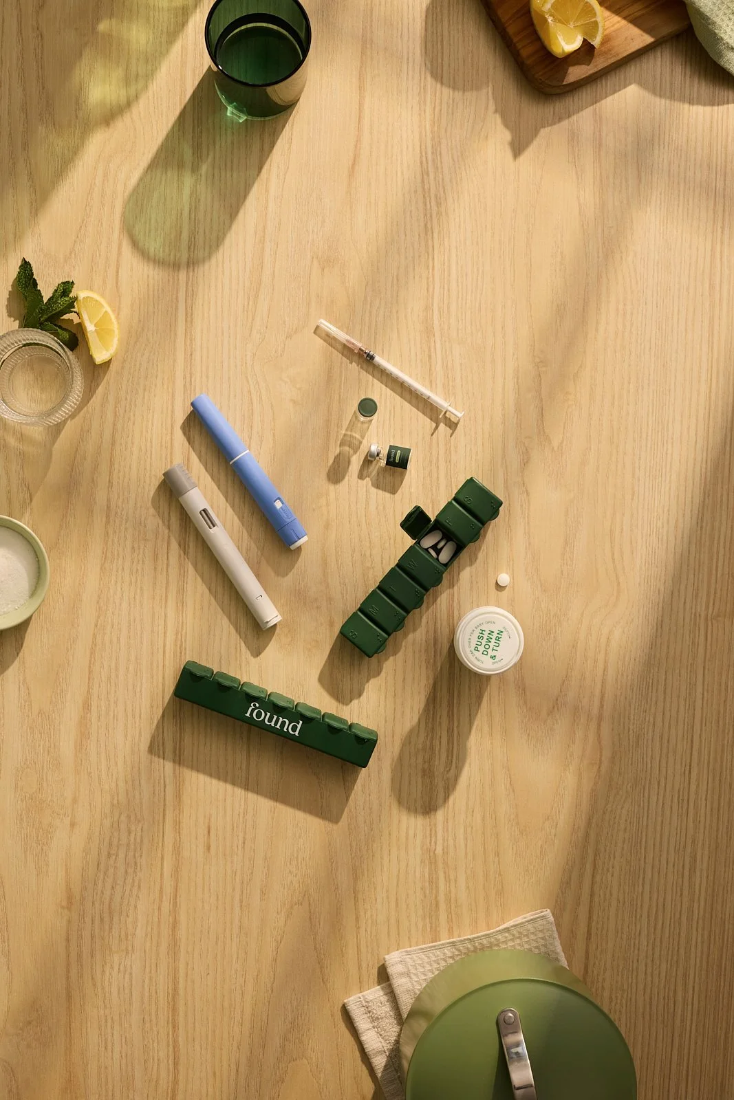 Found, 2024. Prop styling by Monica Cabral. Image by Austin-based product photographer, Mackenzie Smith.