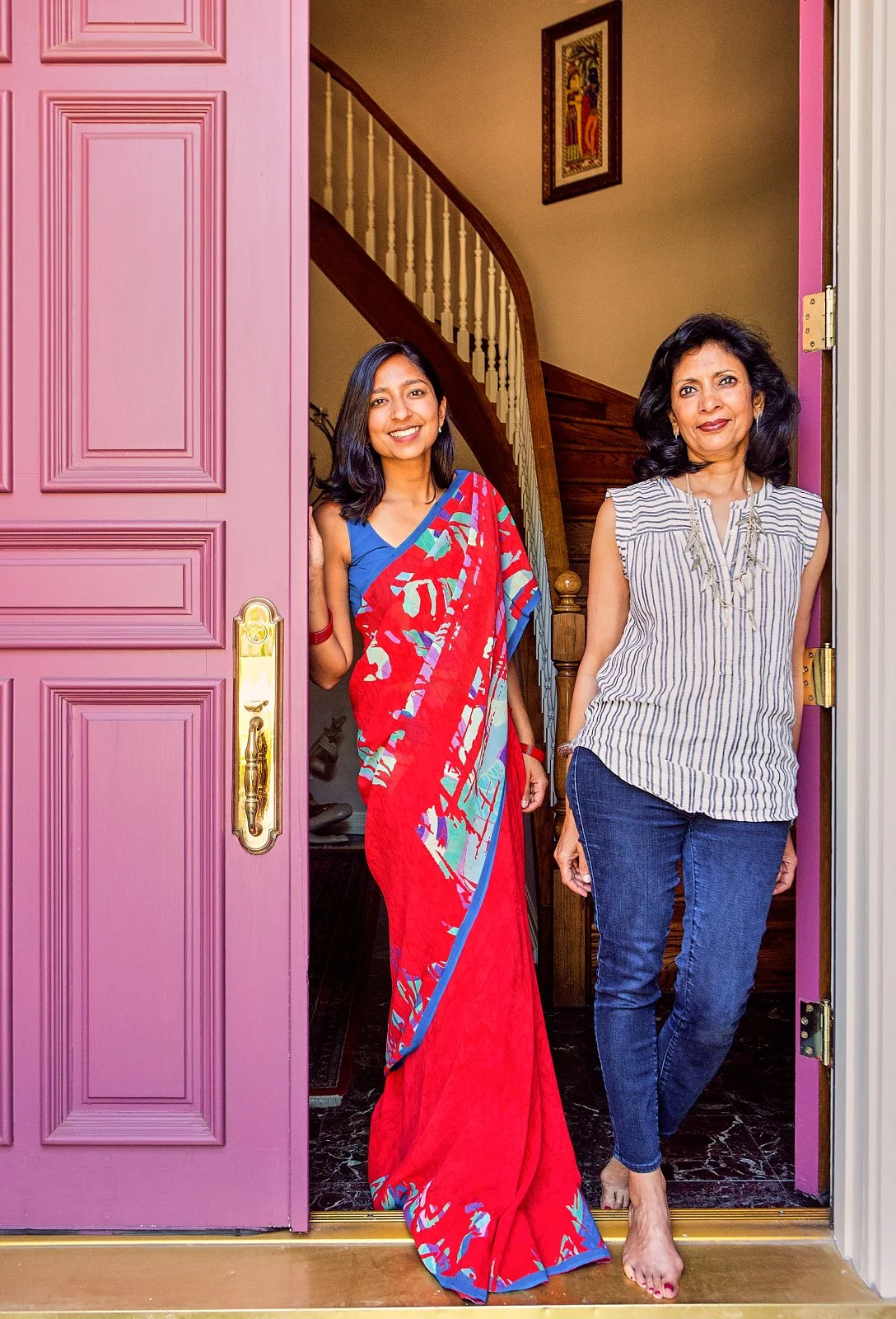Ritu and Priya Krishna for NYT. Image by Austin-based portrait and lifestyle photographer, Mackenzie Smith.