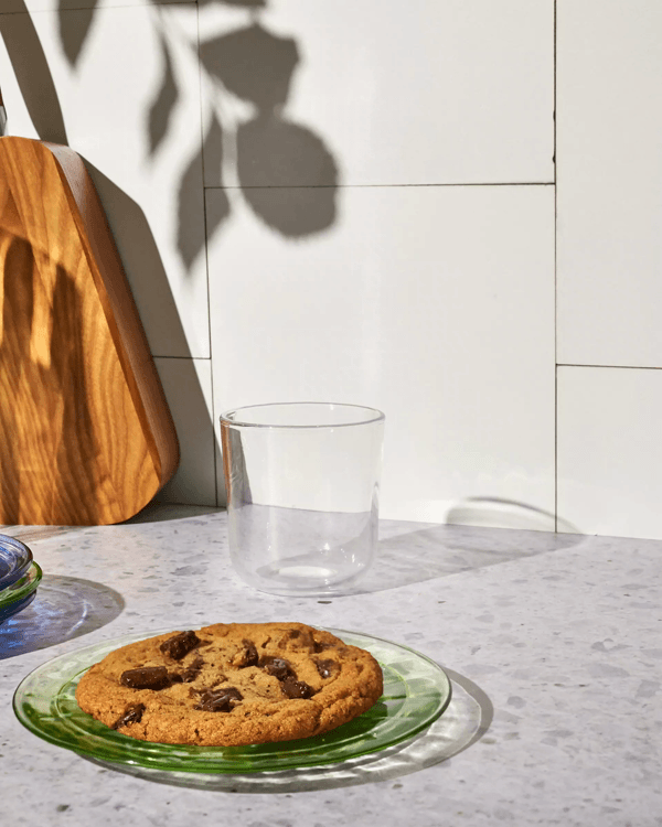 Milk and cookies for Lava Milk. Image and gif by Austin-based product photographer, Mackenzie Smith.