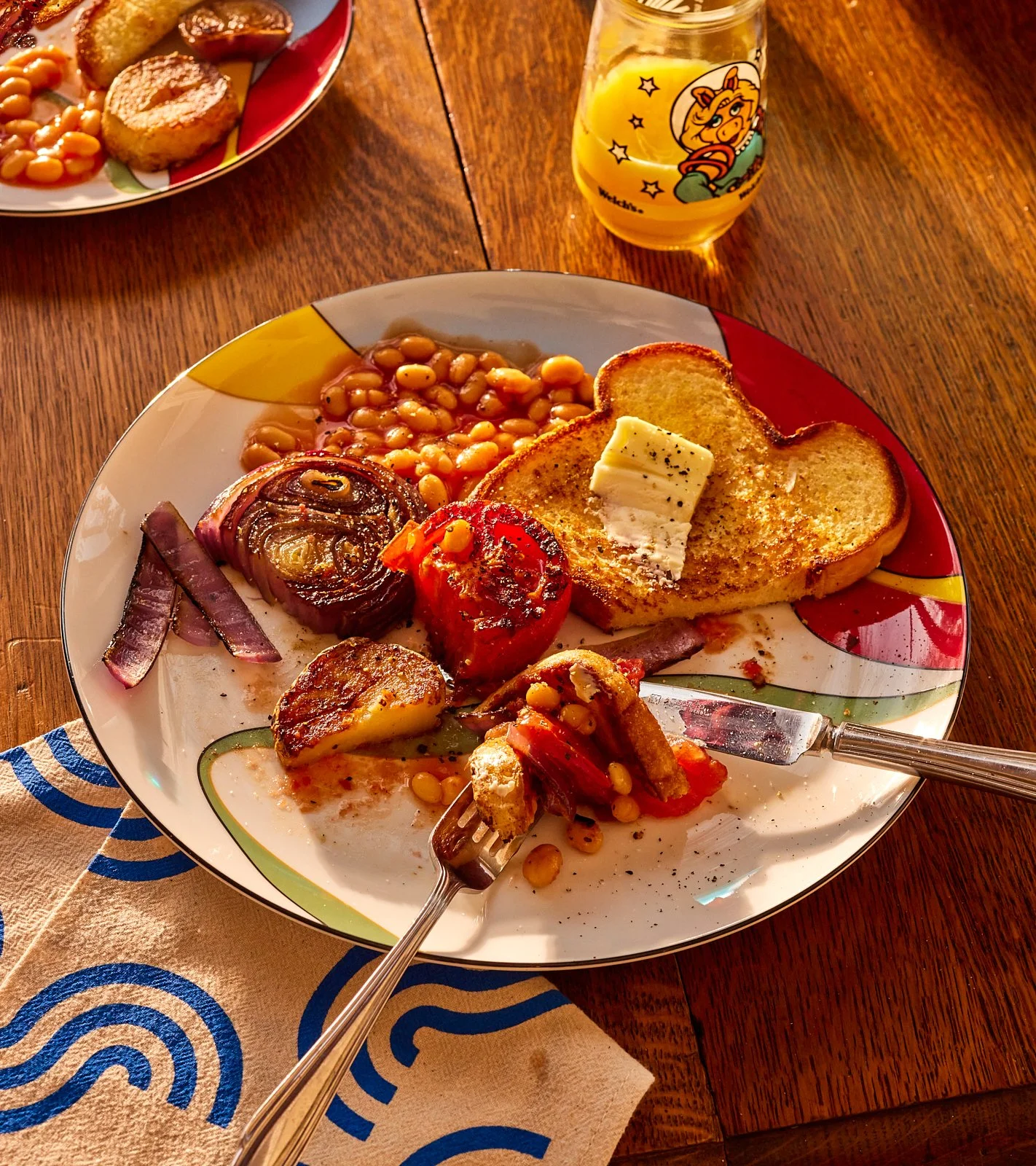 Dad's English Breakfast for Priya's Kitchen Adventures. Image by Austin-based food photographer, Mackenzie Smith.