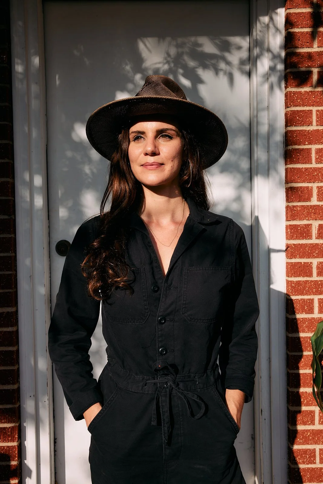 Aimee Nelson at her dye studio in Austin, Texas, 2023. Image by Austin-based portrait photographer, Mackenzie Smith.