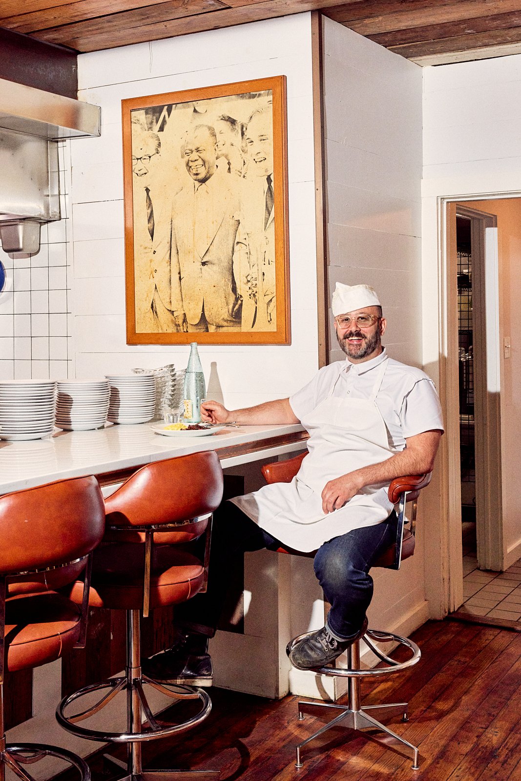 Chef Chris Cullum, founder of the Michelin-rated brunch restaurant, Cullum's Attaboy. Image by Austin-based food and restaurant photographer, Mackenzie Smith.