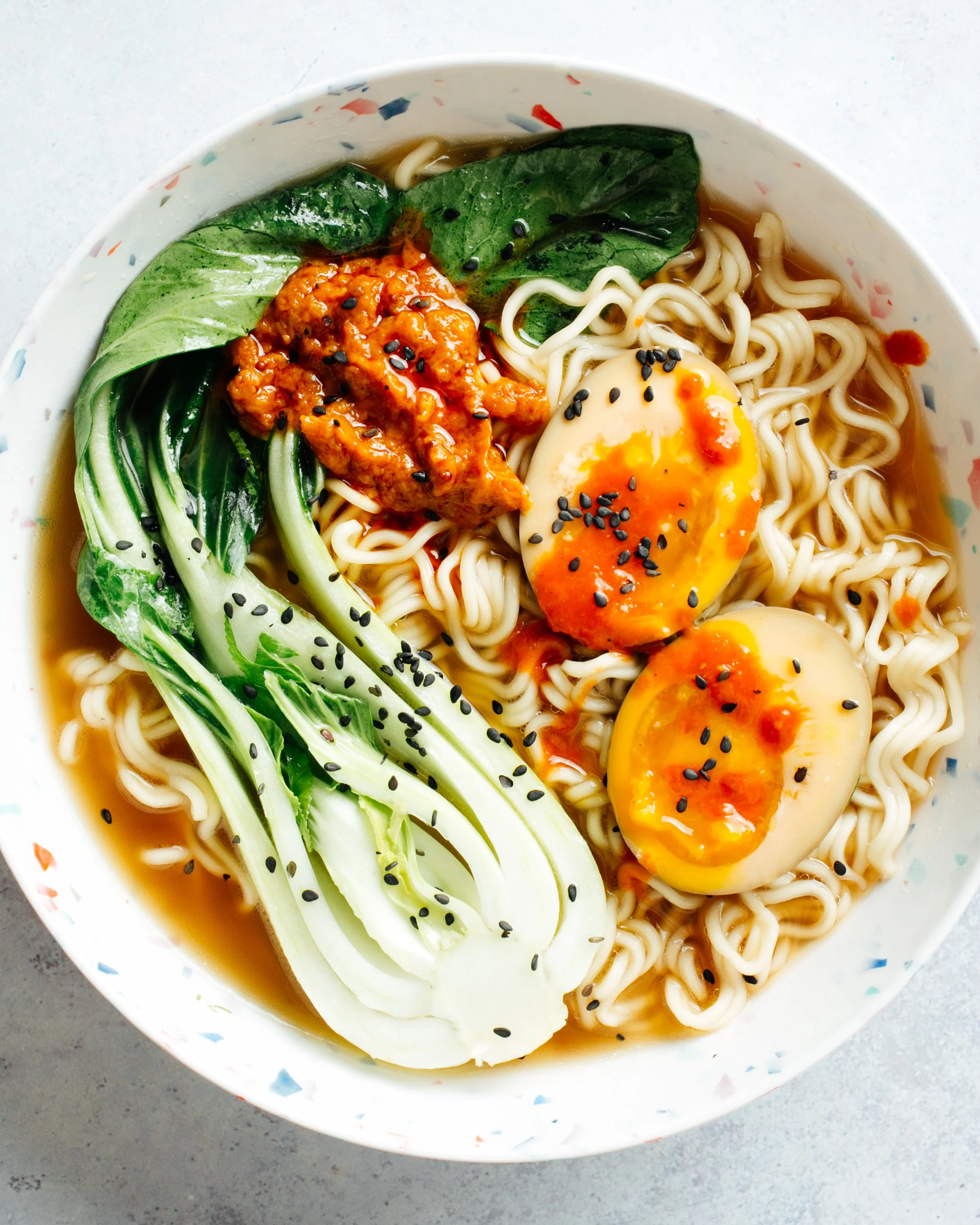 Ramen for Brooklyn Delhi. Food styling by Maite Aizpurua. Image by Austin-based food photographer, Mackenzie Smith.
