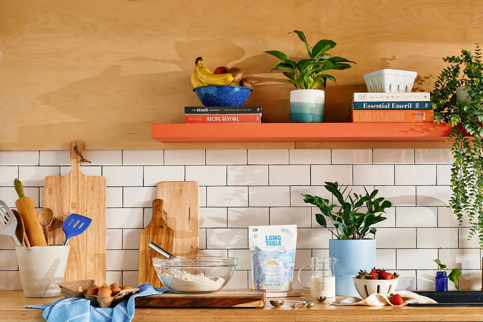 Long Table Pancakes, 2023. Prop styling by Audrey K. Davis. Food styling by Maite Aizpurua. Image by Austin-based product and lifestyle photographer, Mackenzie Smith.