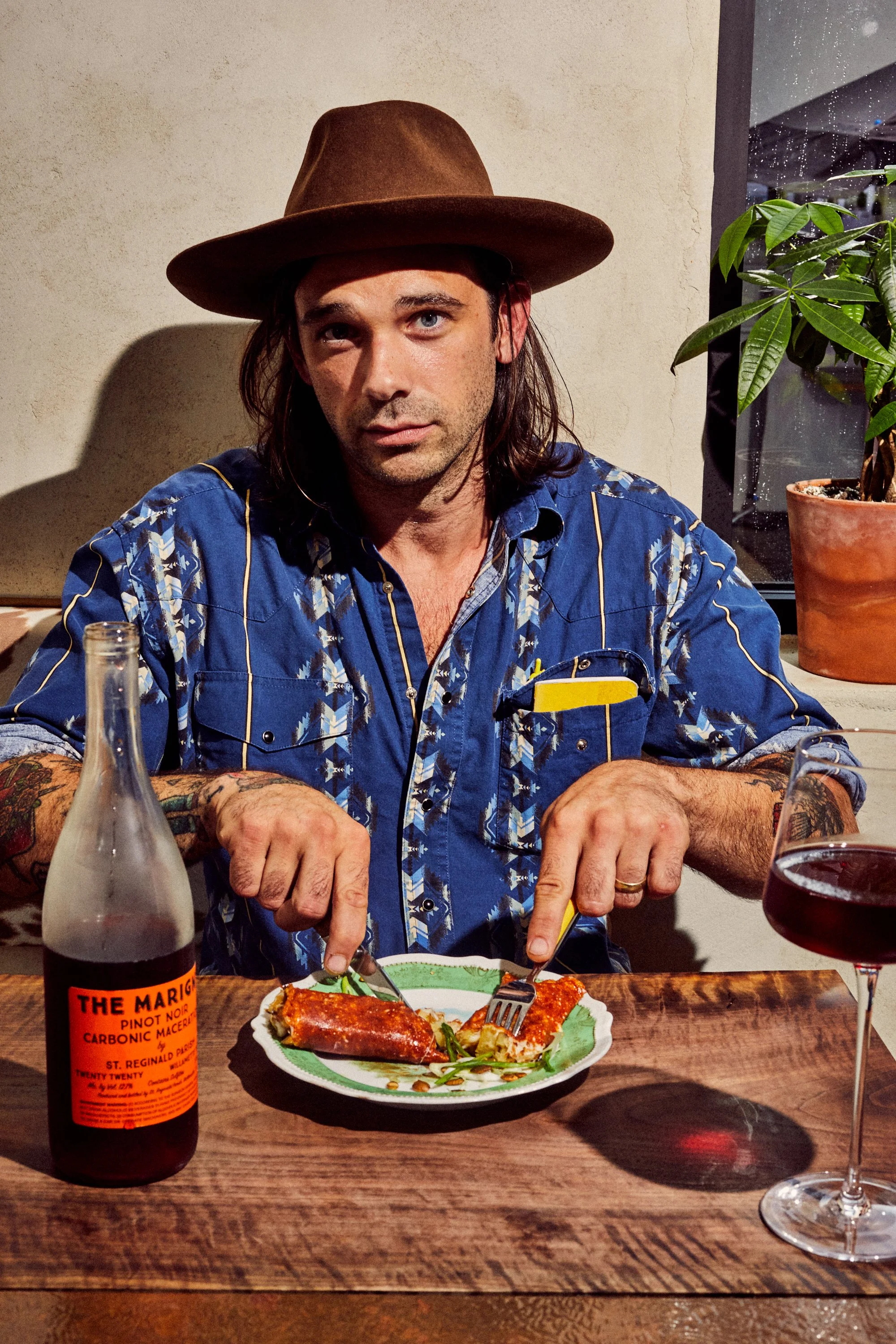 Portrait of Tony Luhrman, chef and owner of El Topo in Houston, TX. Image by Austin-based editorial food photographer, Mackenzie Smith.