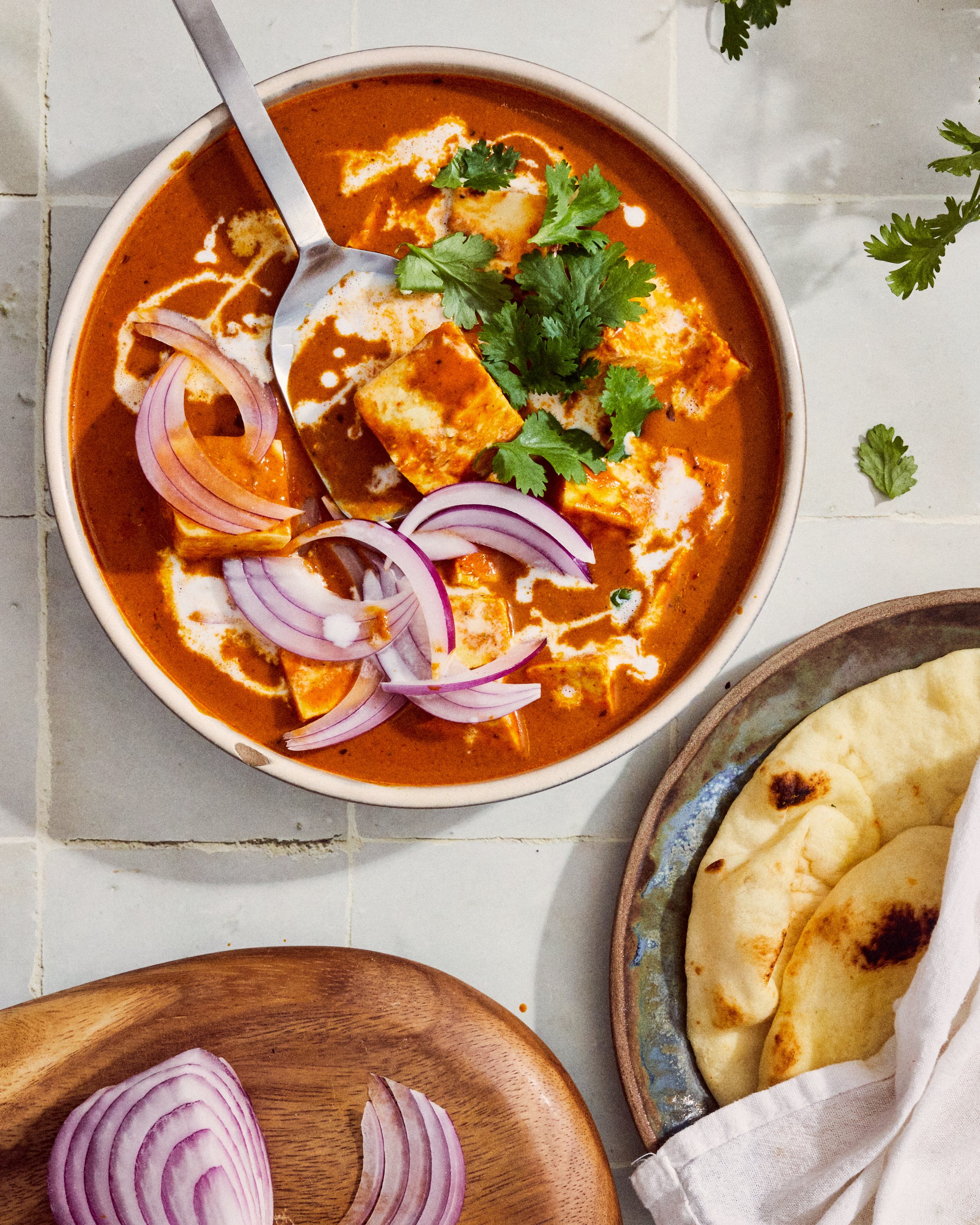 Paneer Masala for Brooklyn Delhi. Food styling by Maite Aizpurua. Image by Austin-based food photographer, Mackenzie Smith.