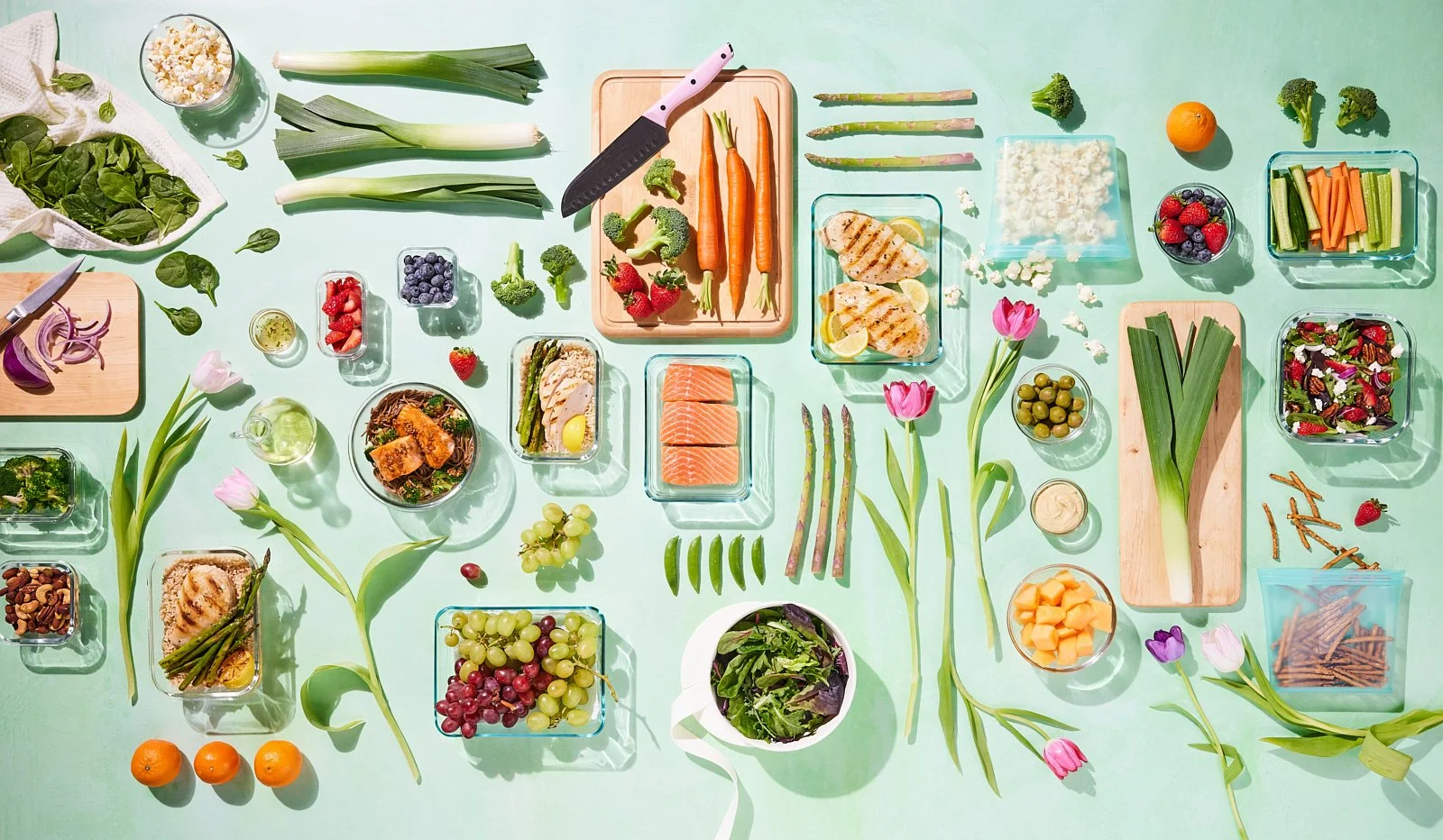 Fresh produce for Amazon Grocery. Image by Austin-based product photographer, Mackenzie Smith.