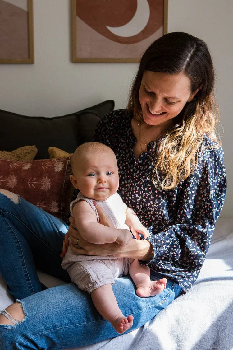 Portrait of mother and child. Image by Austin-based lifestyle photographer, Mackenzie Smith.
