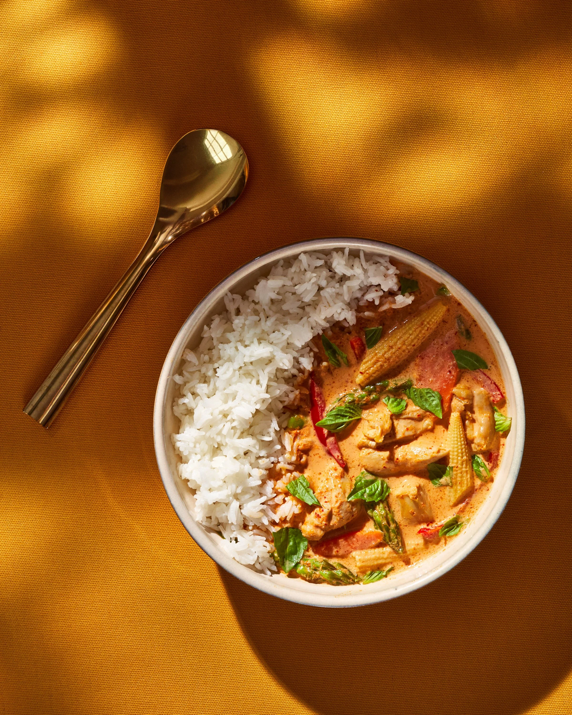 Red Curry for Jen Hatmaker's cookbook, Feed These People. Image by Austin-based food photographer, Mackenzie Smith.