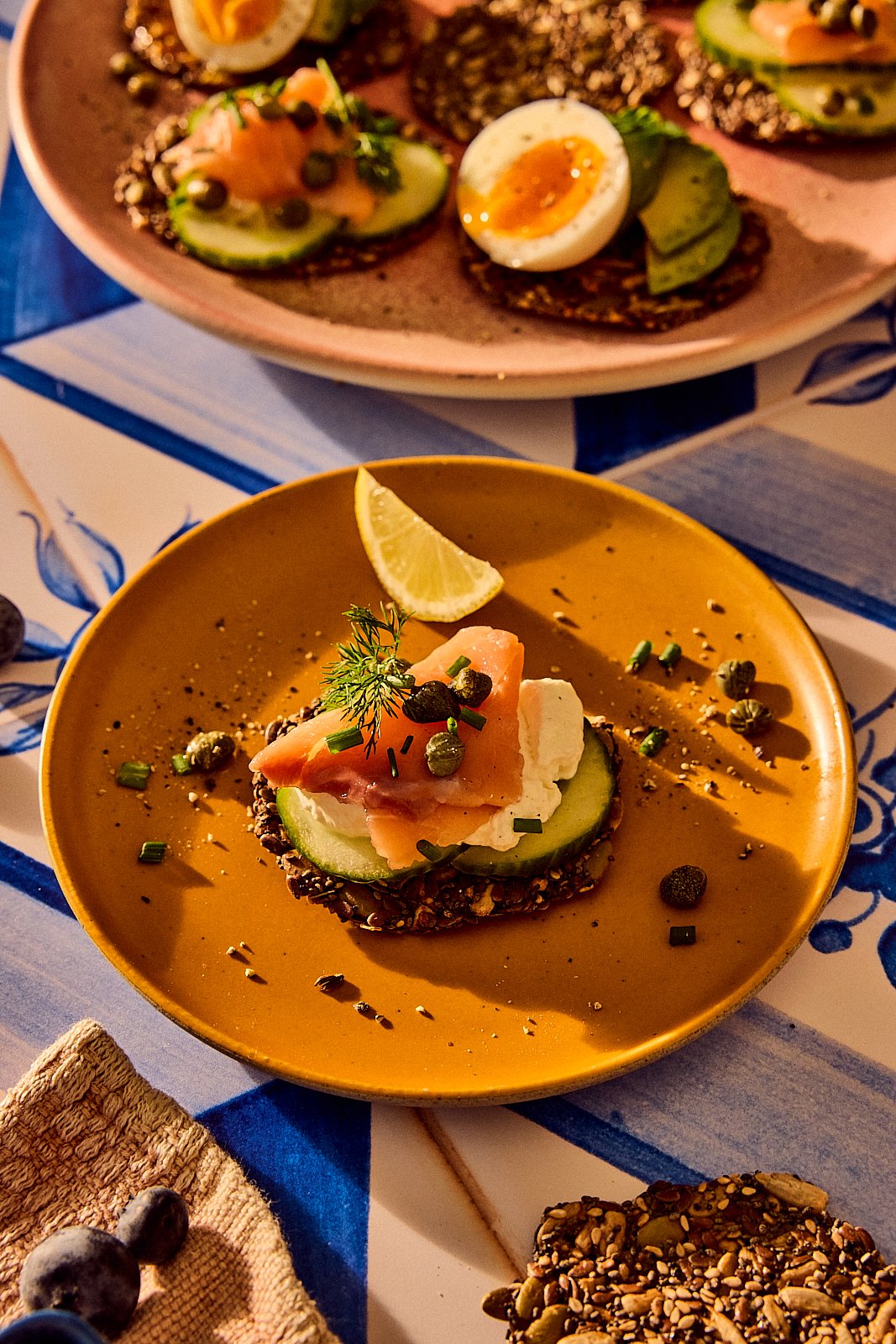 Cracker cruditee's for Ella's Flats. Image by Austin-based food and product photographer, Mackenzie Smith.