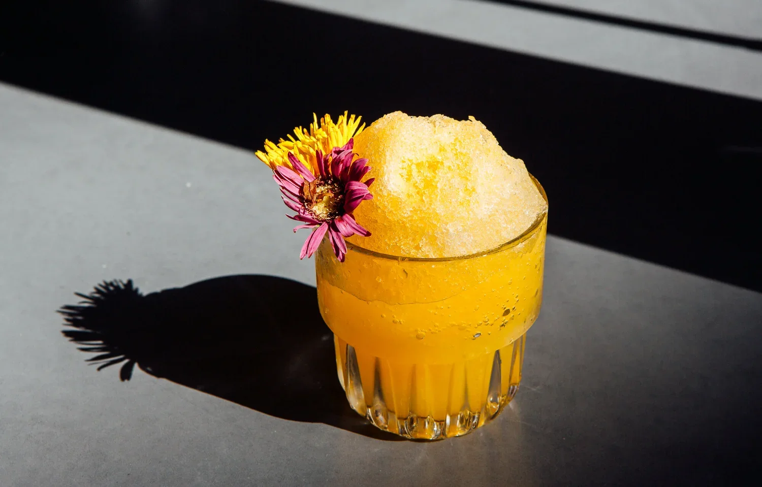 Slushie at Lefty's Brick Bar. Image by Austin-based food and restaurant photographer, Mackenzie Smith.