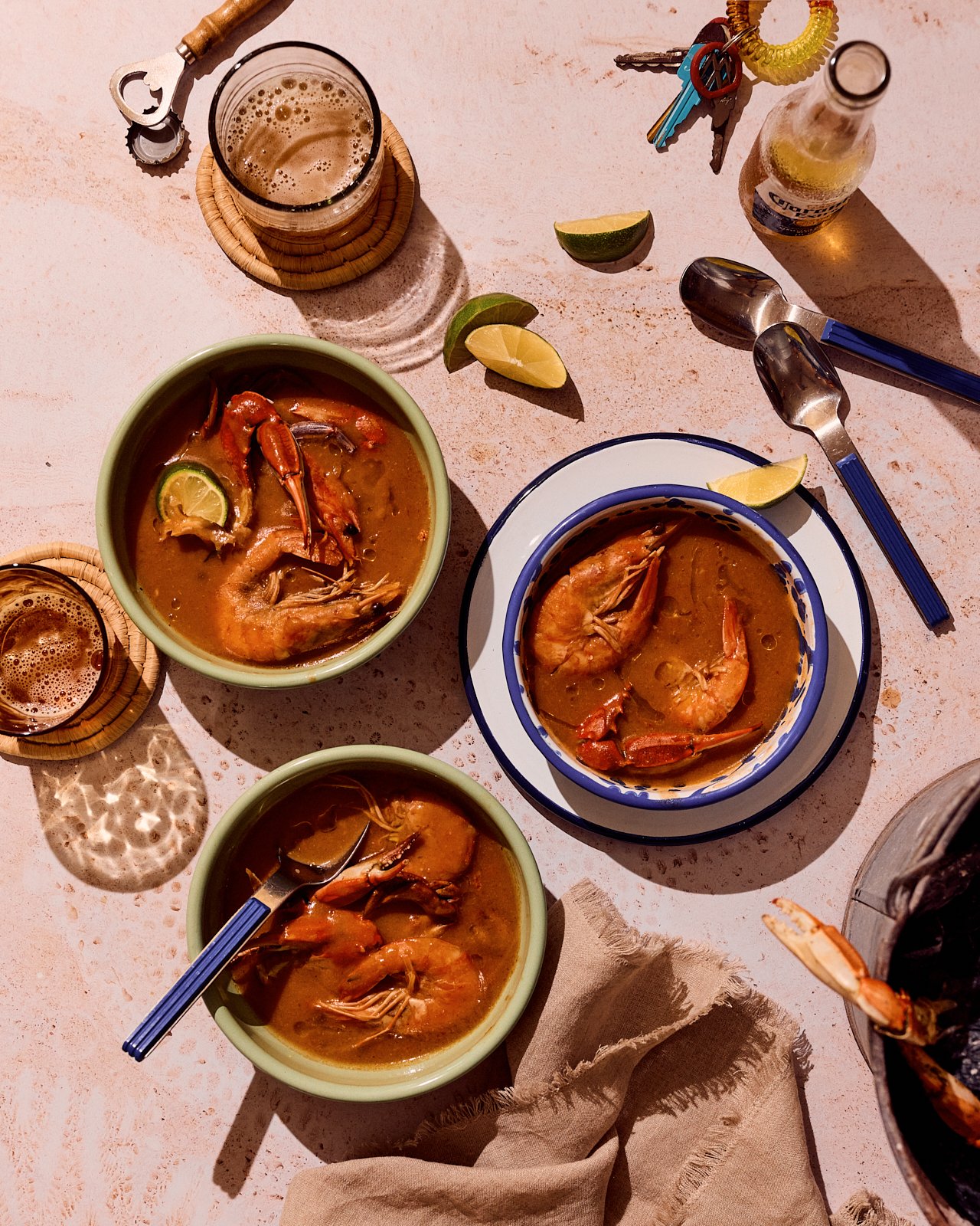 Veracruzano-style crab soup for Veracruz All Natural's cookbook. Image by Austin-based food photographer, Mackenzie Smith.