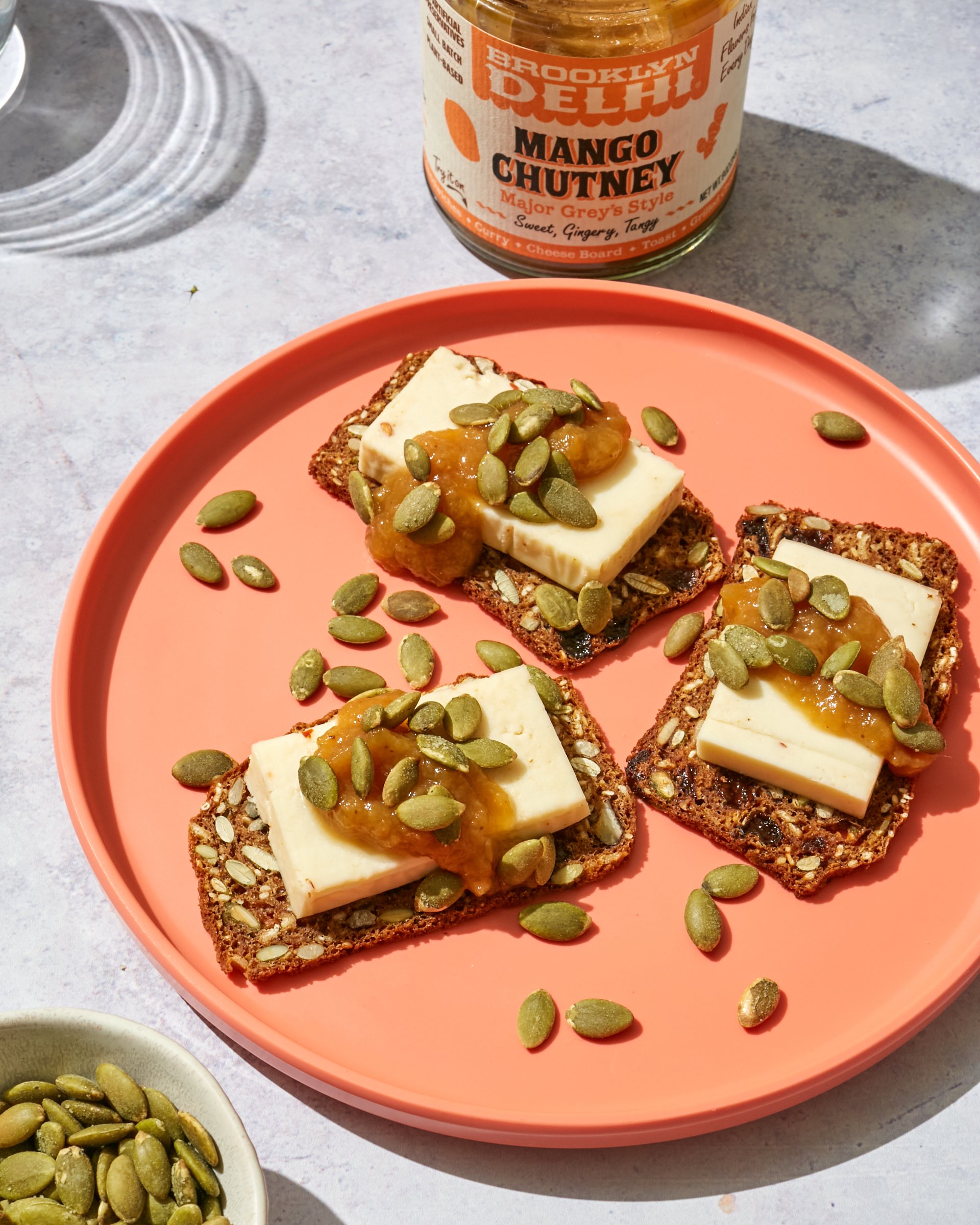 Cheese and cracker crudités for Brooklyn Delhi. Food styling by Maite Aizpurua. Image by Austin-based food photographer, Mackenzie Smith.