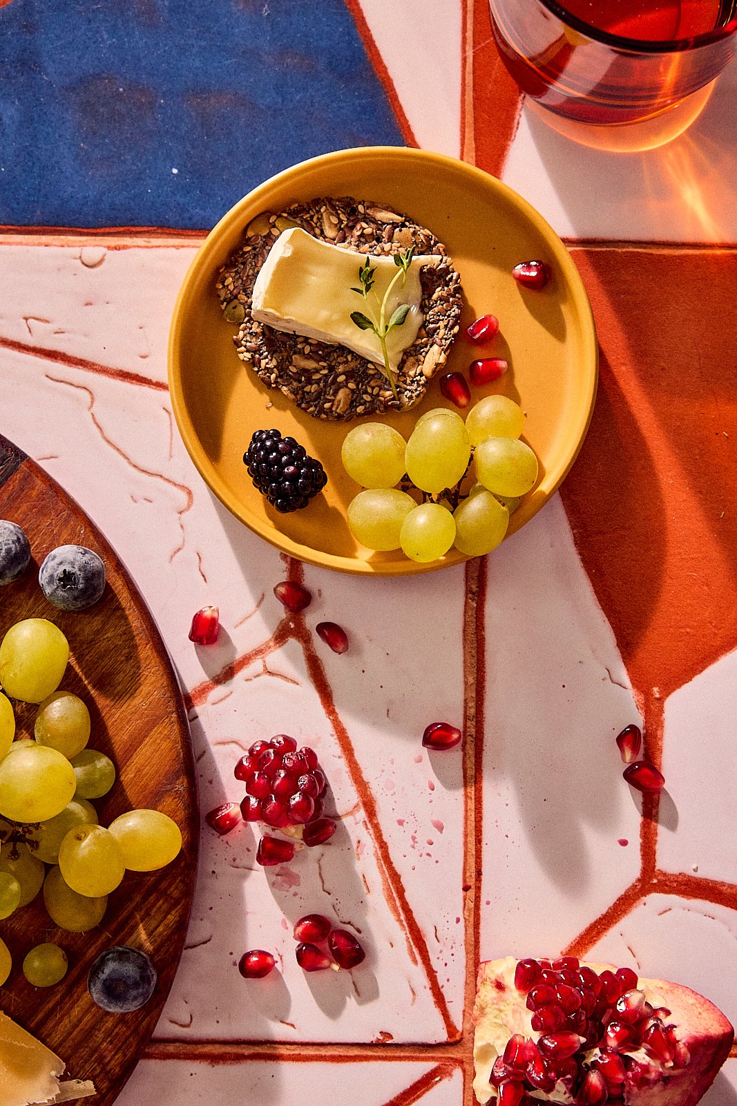 Ella's Flats snack plate. Image by Austin-based product and food photographer, Mackenzie Smith.