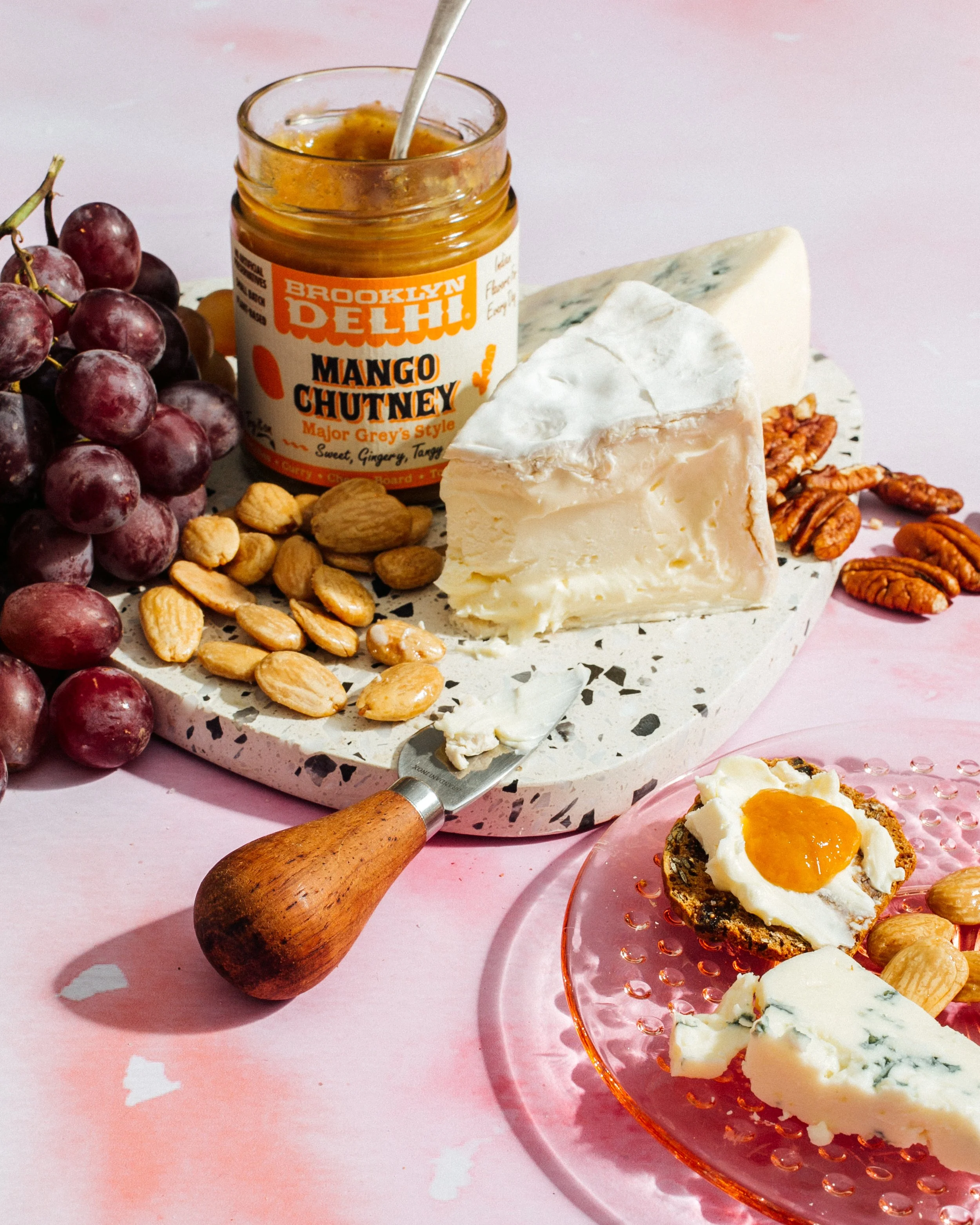 Charcuterie board for Brooklyn Delhi. Image by Austin-based product and food photographer, Mackenzie Smith.