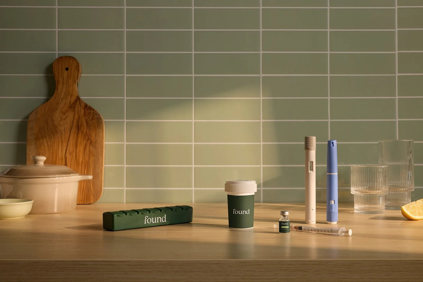 Found, 2024. Prop styling by Monica Cabral. Image by Austin-based product photographer, Mackenzie Smith.