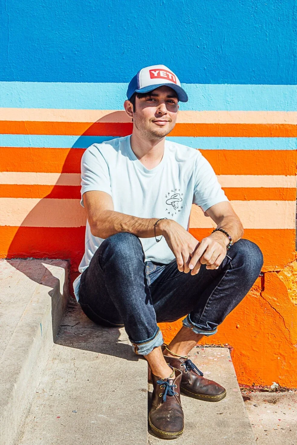 Miguel of Vaquero Taquero in Austin, TX. Image by Austin-based food and portrait photographer, Mackenzie Smith.