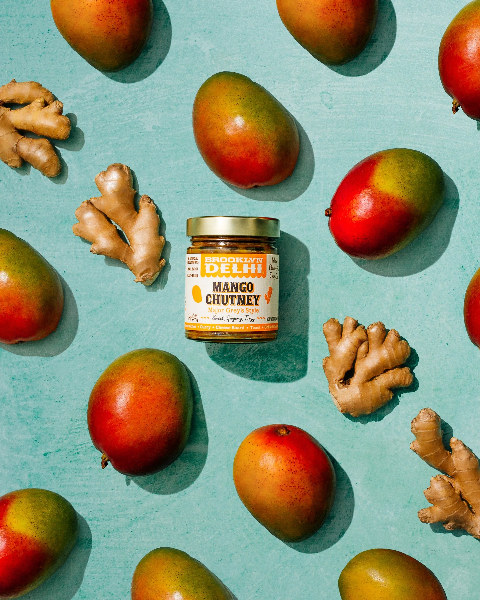 Brooklyn Delhi's mango chutney. Food styling by Maite Aizpurua. Image by Austin-based food photographer, Mackenzie Smith.