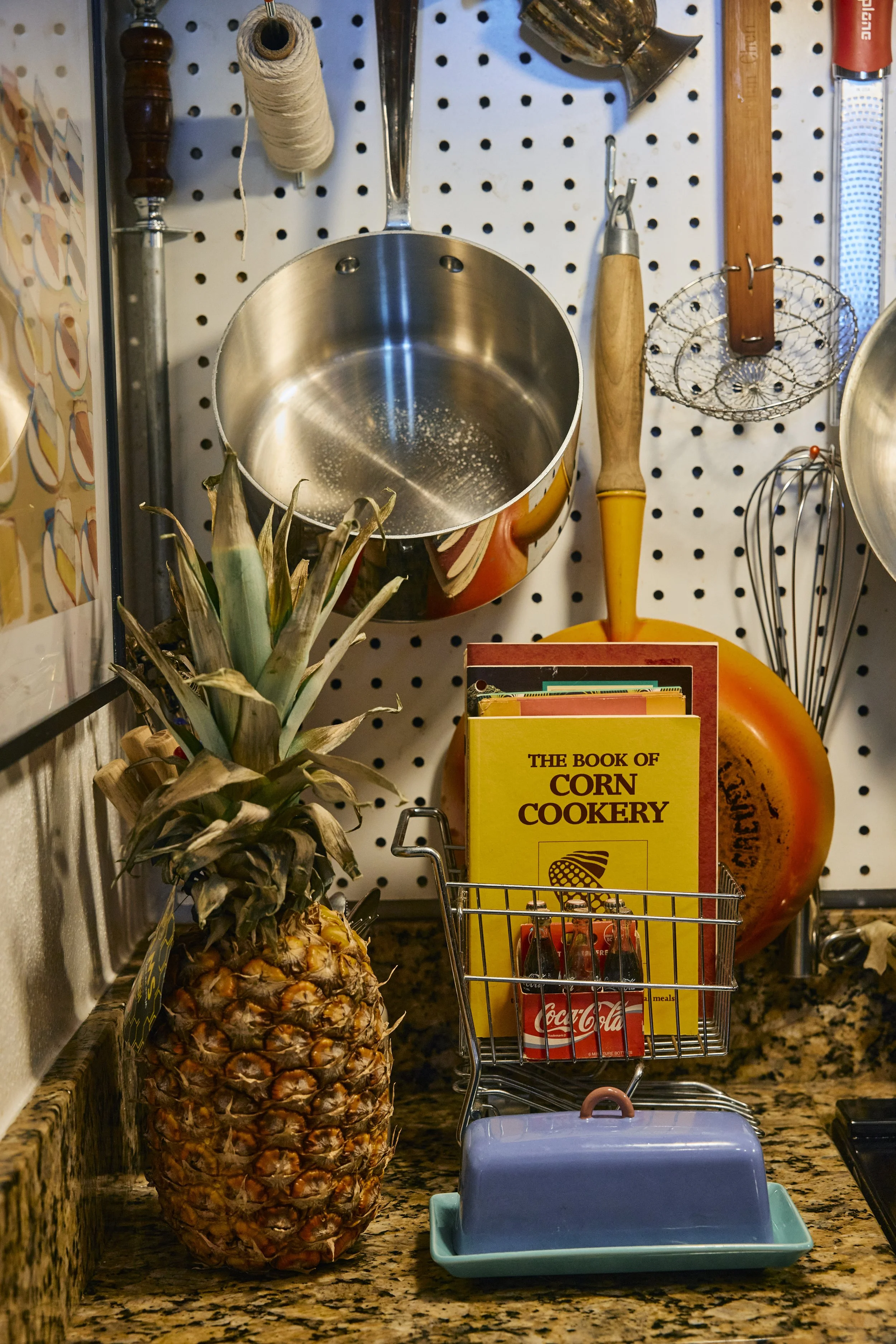 Zach and Taylor's kitchen essentials, Houston, TX. Image by Austin-based lifestyle photographer, Mackenzie Smith.