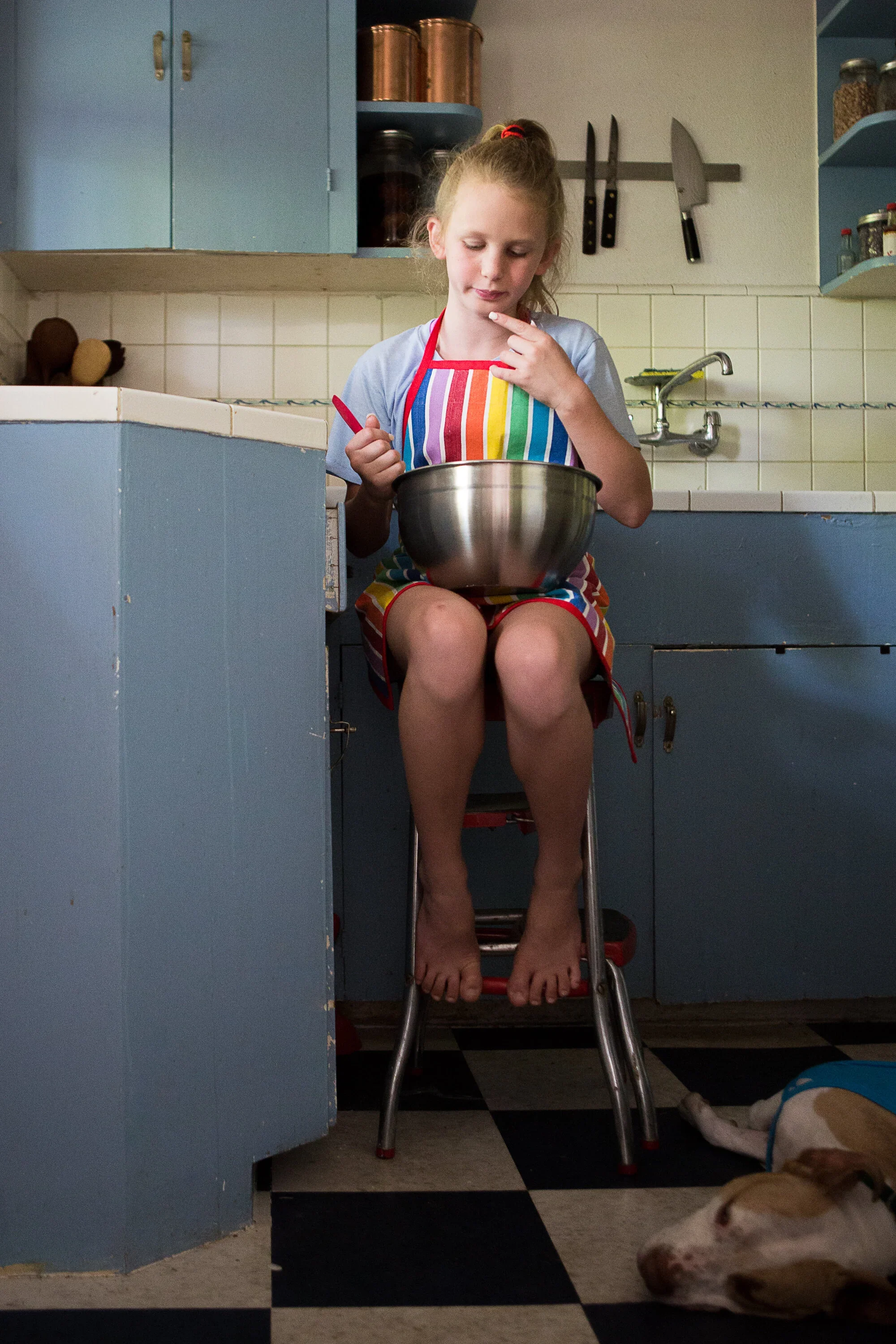 Chloe in the kitchen. Image by Austin-based food and lifestyle photographer, Mackenzie Smith.