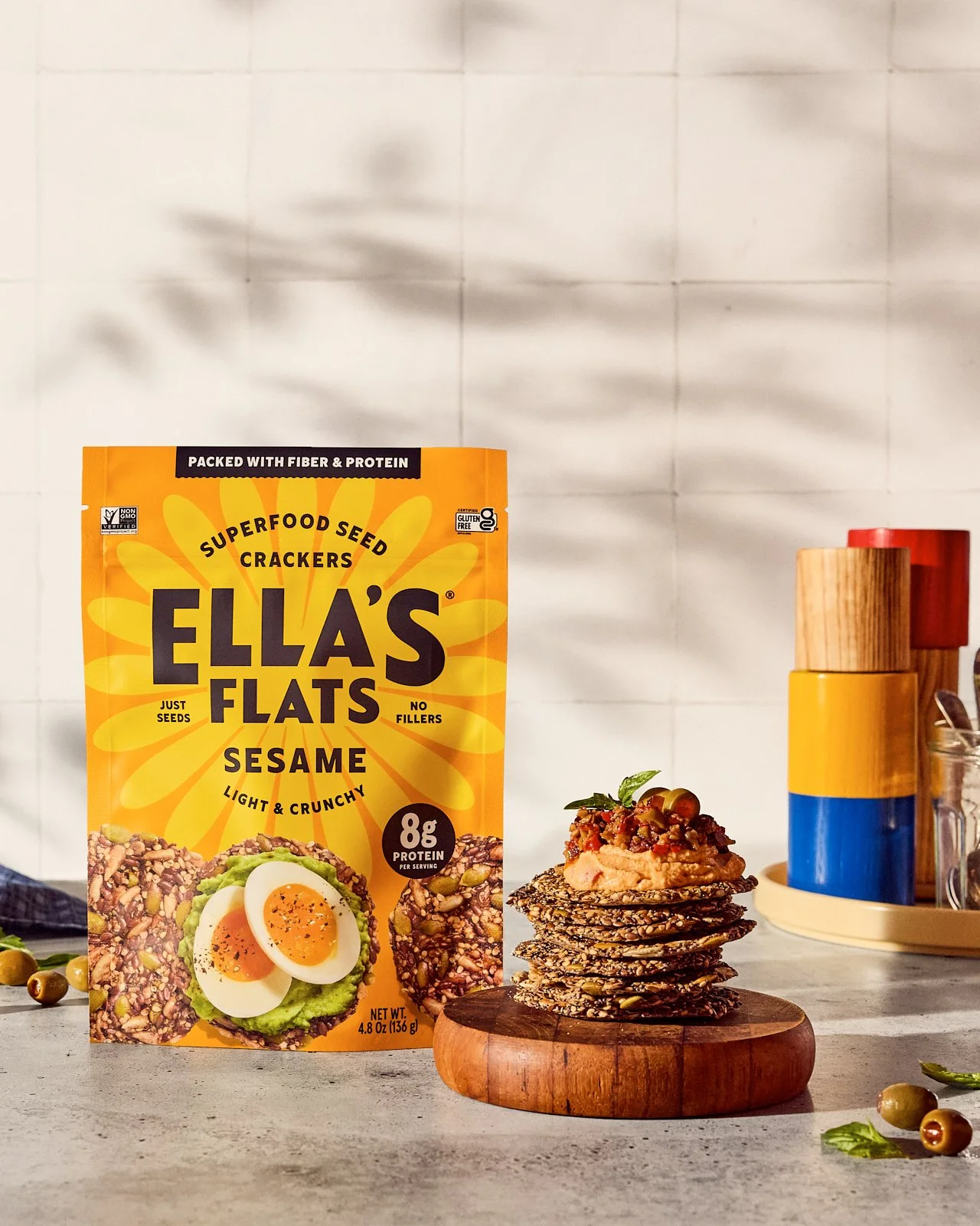 Ella's Flats lifestyle campaign. Image by Austin-based food and product photographer, Mackenzie Smith.