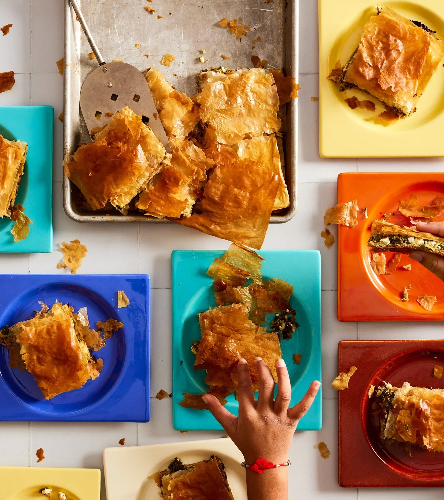 Baklava for Priya's Kitchen Adventures cookbook. Image by Austin-based food and lifestyle photographer, Mackenzie Smith.