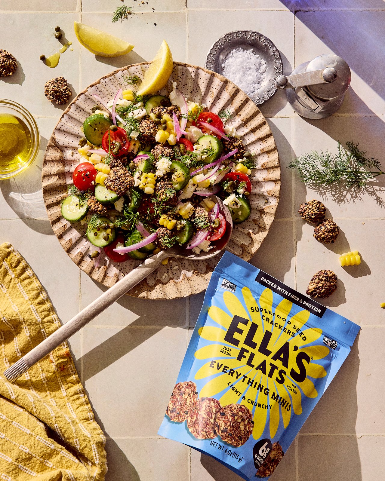 Ella's Flats campaign. Image by Austin-based food and product photographer, Mackenzie Smith.