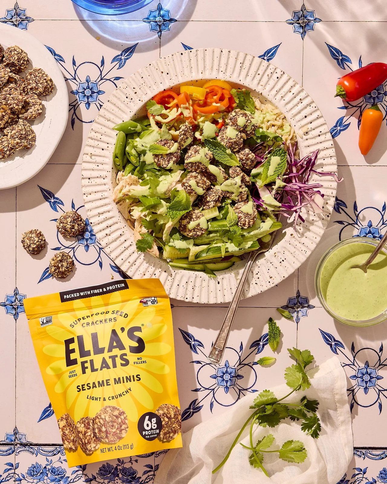 Ella's Flats, Spring 2024. Prop styling by Candice Putter. Food Styling by Ali Mendez. Image by Austin-based food and product photographer, Mackenzie Smith.