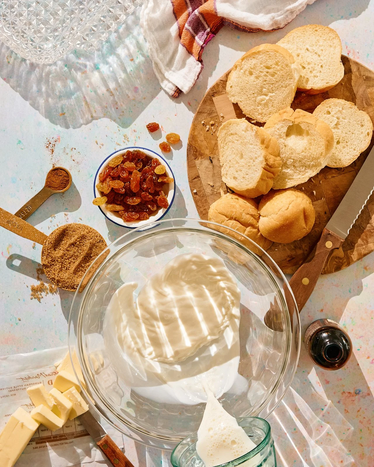 Bread pudding for Veracruz All Natural's cookbook. Image by Austin-based food photographer, Mackenzie Smith.