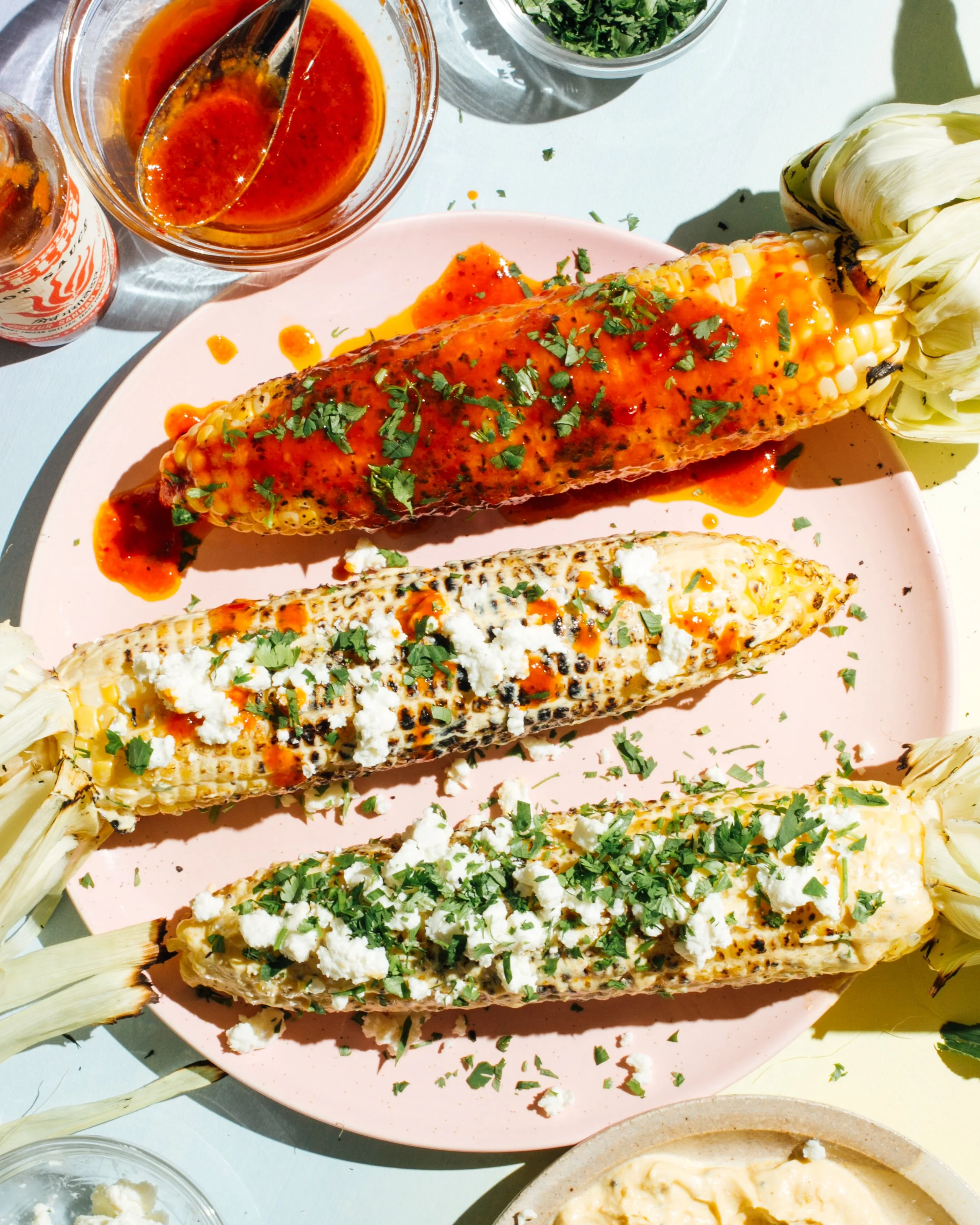 Elote for Brooklyn Delhi. Food styling by Maite Aizpurua. Image by Austin-based food photographer, Mackenzie Smith.