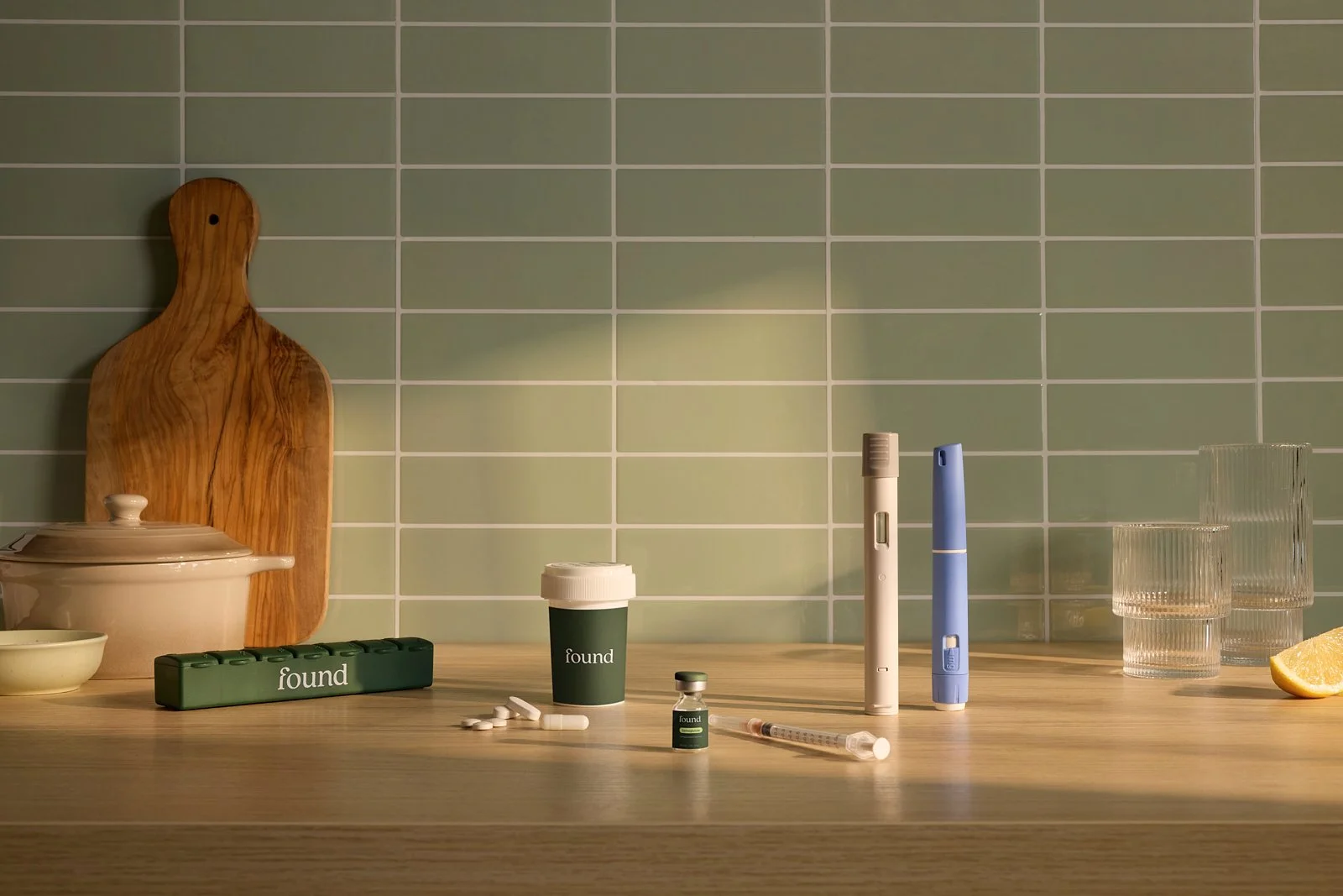 Found, 2024. Prop styling by Monica Cabral. Image by Austin-based product photographer, Mackenzie Smith.