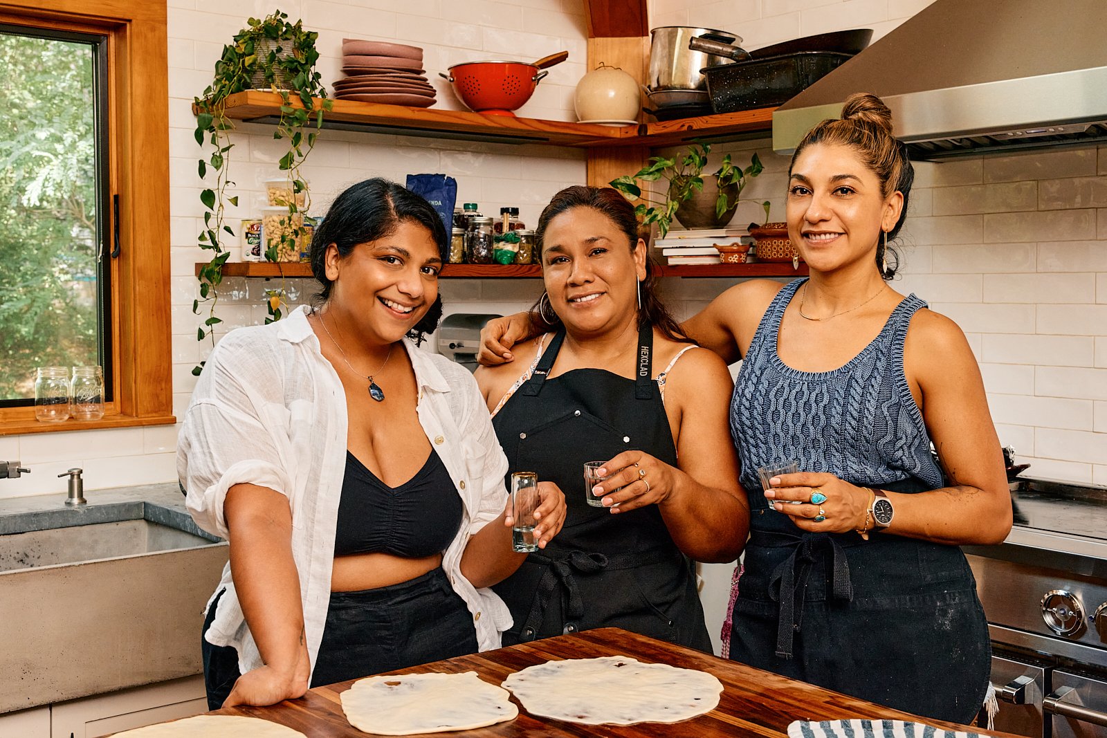 Sisters, founders, friends of Veracruz All Natural. Image by cookbook photographer, Mackenzie Smith.