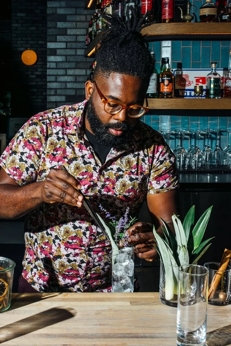 Beverage consultant Robert Bjorn Taylor for Crisp & Crude. Image by Austin-based portrait and food photographer, Mackenzie Smith.