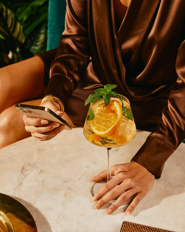 Swiping right. Image and gif created by Austin-based food and lifestyle photographer, Mackenzie Smith.