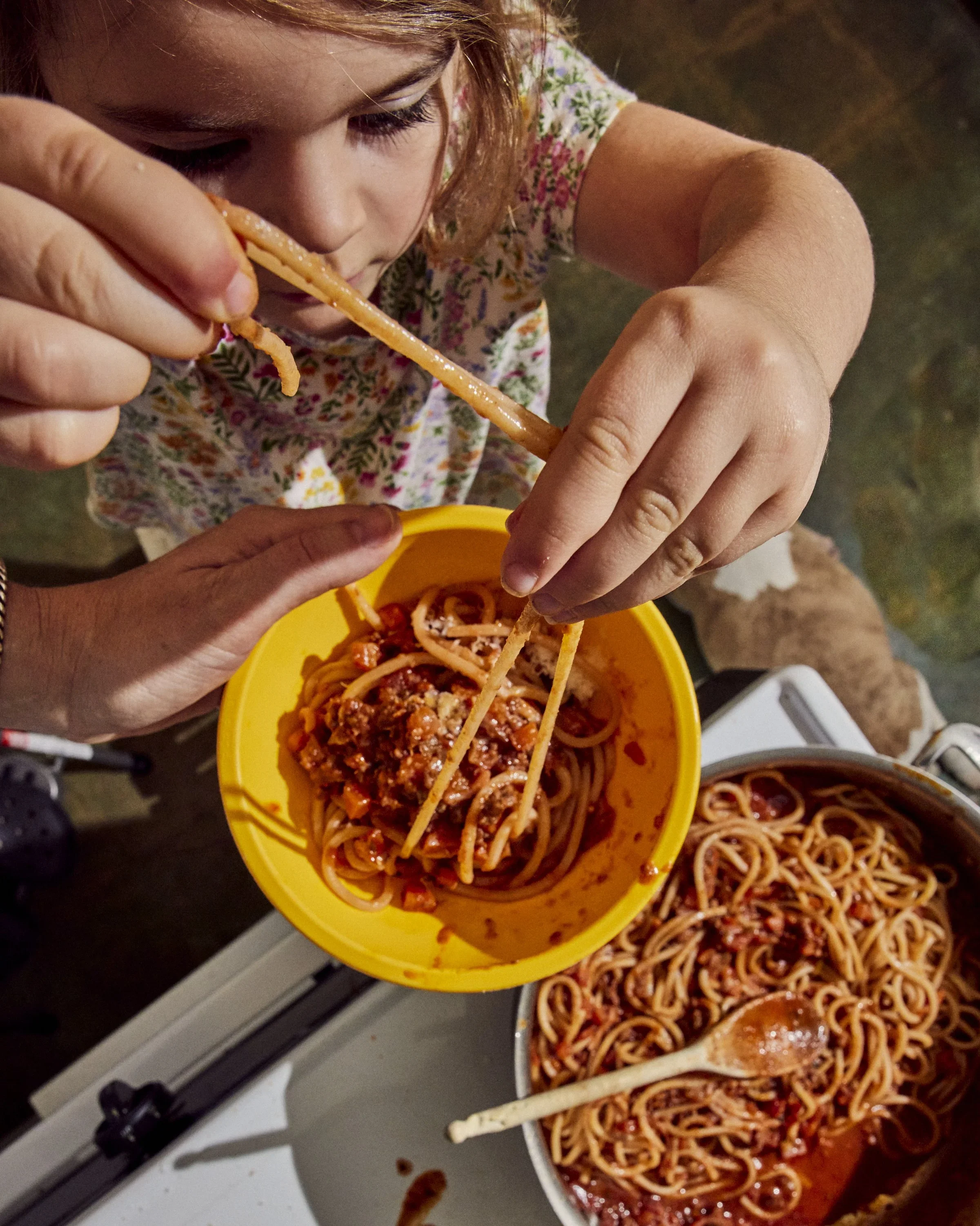 Spaghetti Sunday. Image by Austin-based food and lifestyle photographer, Mackenzie Smith.