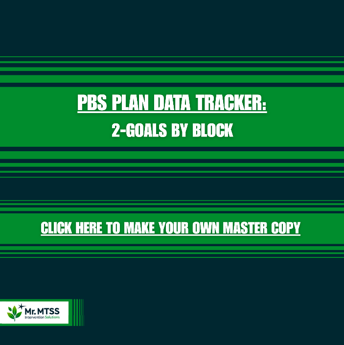 PBS Plan Data Tracker: 2-Goals by Block