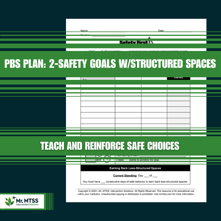 PBS Plan: 2-Safety Goals with Structured Spaces & Flexible Incentive