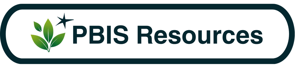 Logo for PBIS Resources featuring green leaves, a star, and text 'PBIS Resources'.