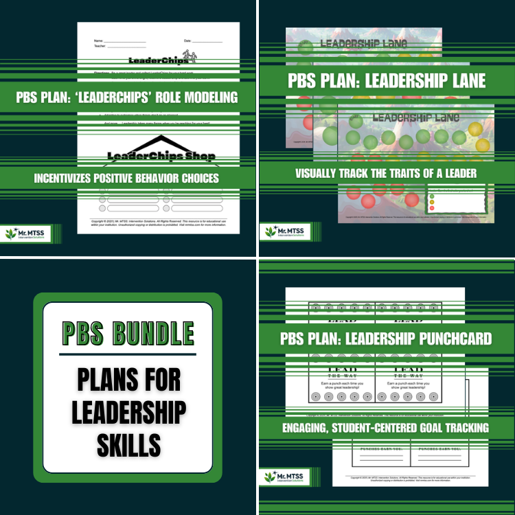 Bundle 3: Plans for Leadership Skills