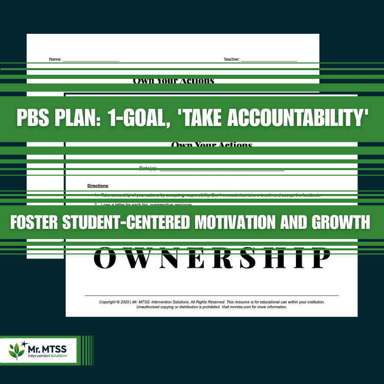 PBS Plan: 1-Goal, 'Take Accountability' with Flexible Incentive