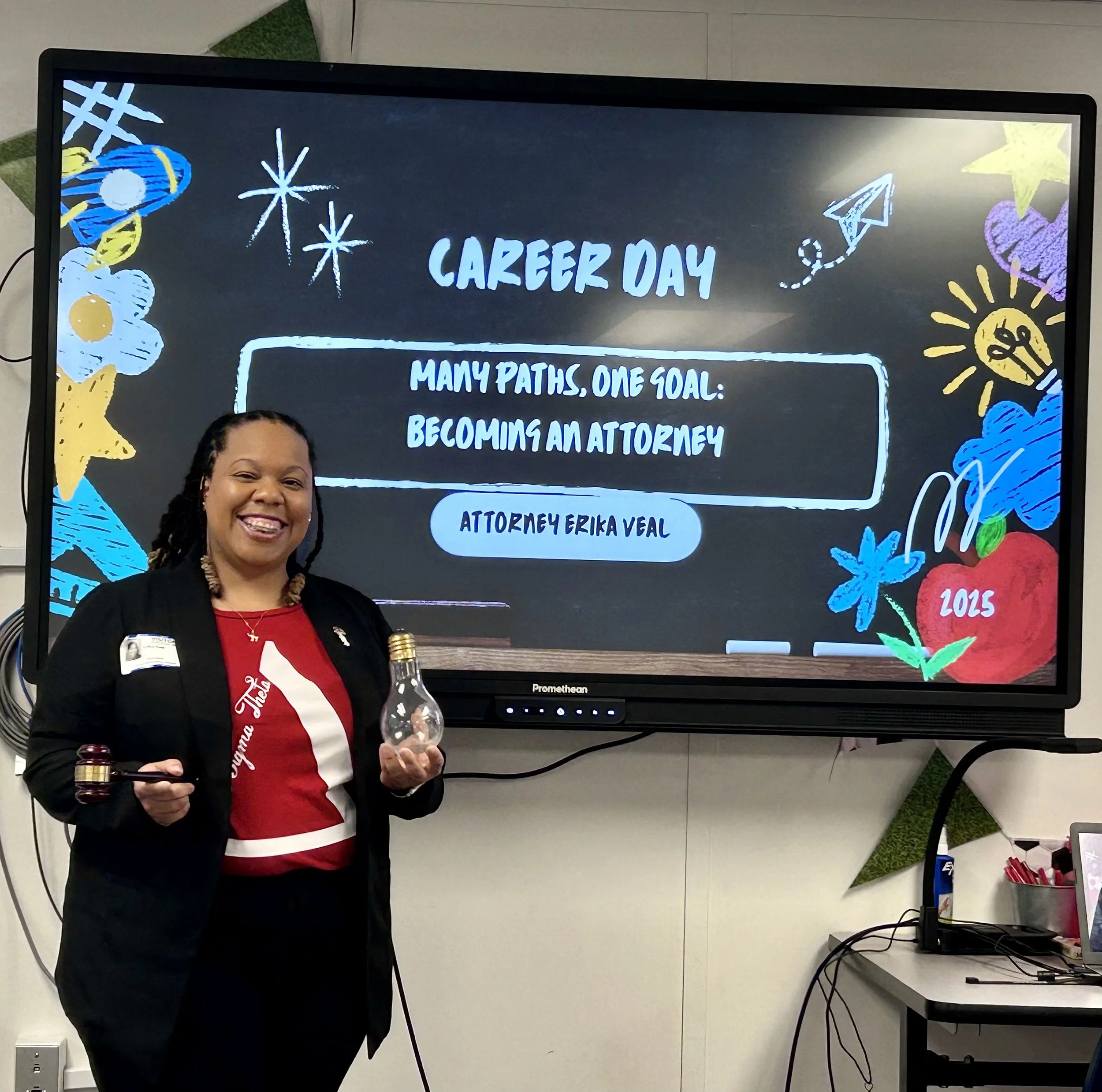 Erika Veal + Career Day