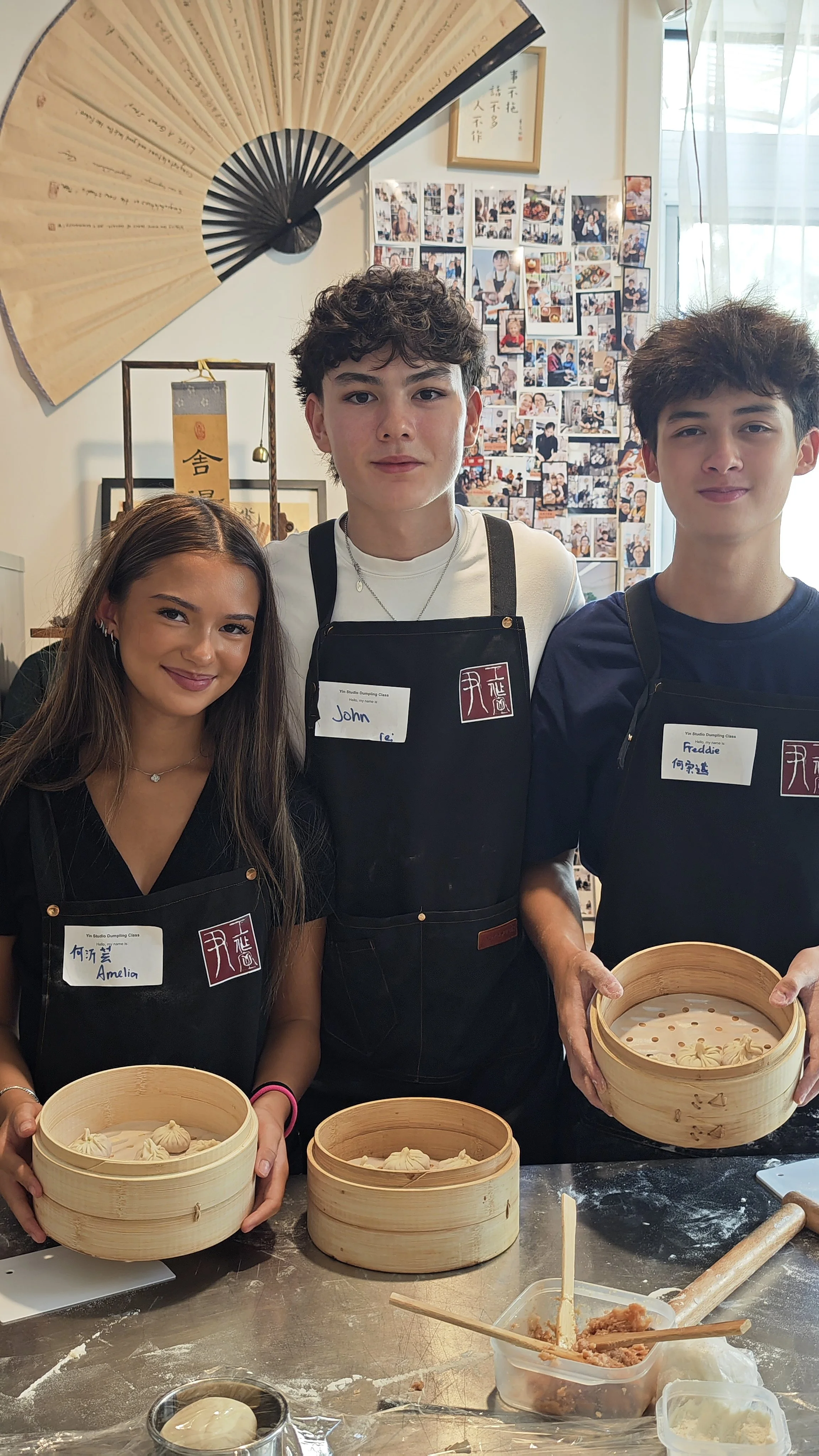 Three Teenagers, One Shanghai Cooking Class: Learning to Make Xiaolongbao Together