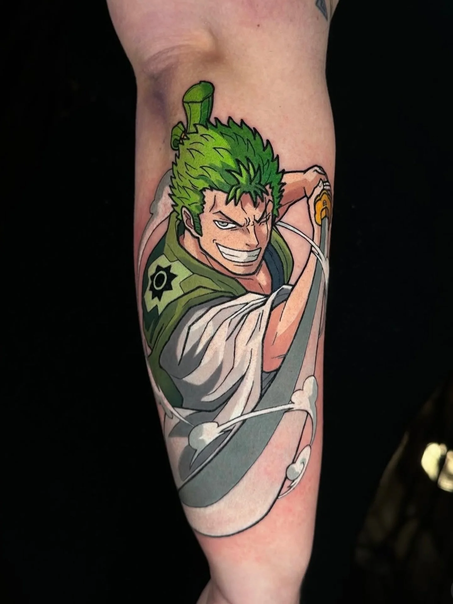 Zoro made by @sik__tattoo 🔥
For all bookings and enquires please contact @sik__tattoo directly.

#onepiece #animetattoos #onepiecetattoo 

📍Ravens Hollow Tattoo - Hawthorn, Melbourne