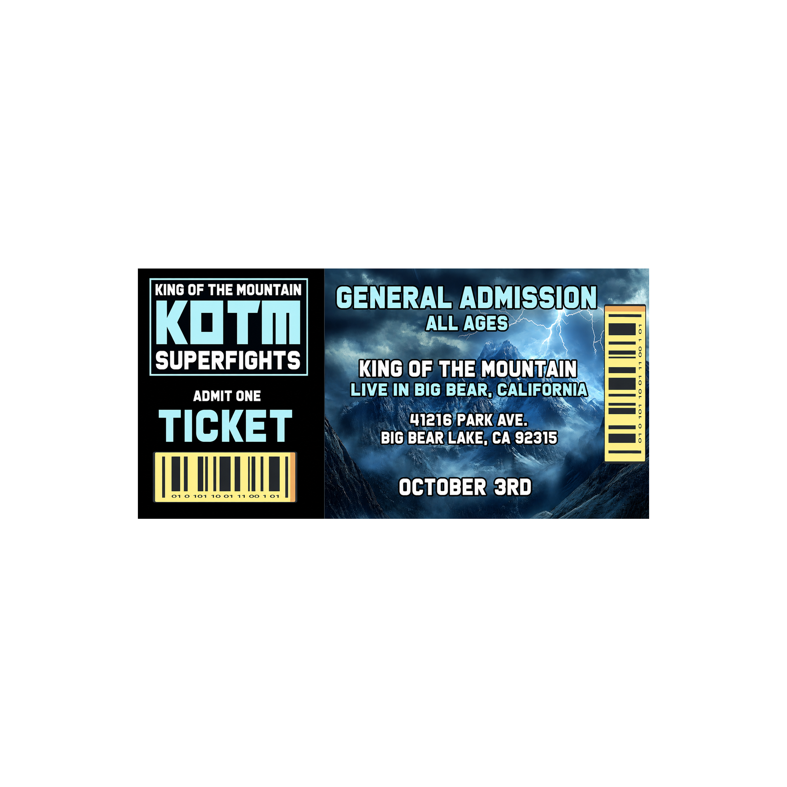 KOTM- Single Ticket General Admission