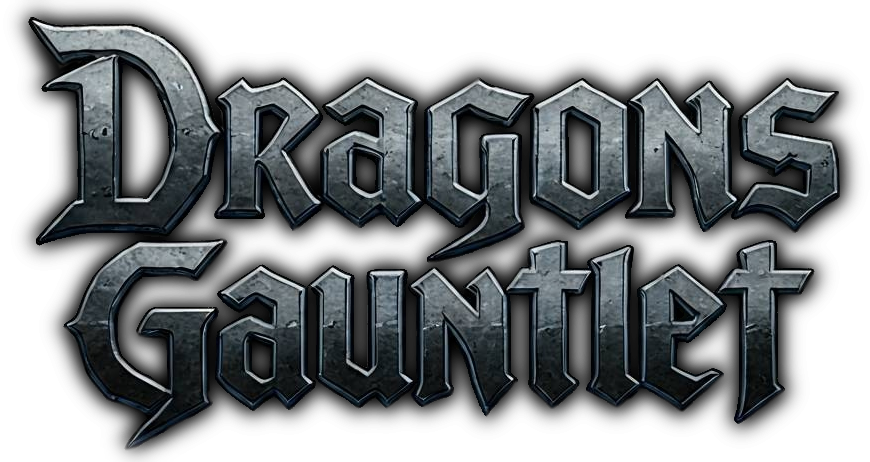 Logo for the LARP 'Dragons Gauntlet'