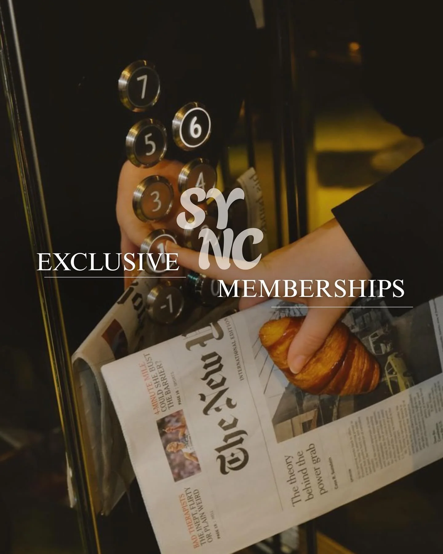 Our Sync Exclusive Memberships are officially open 🖤
A new chapter for Sync& the community!
more connection, more meaning, more in Sync 
Inside your membership:
✔️ 2 Sync experiences per month
✔️ 1 members-only gathering
✔️ Bring 1 guest once