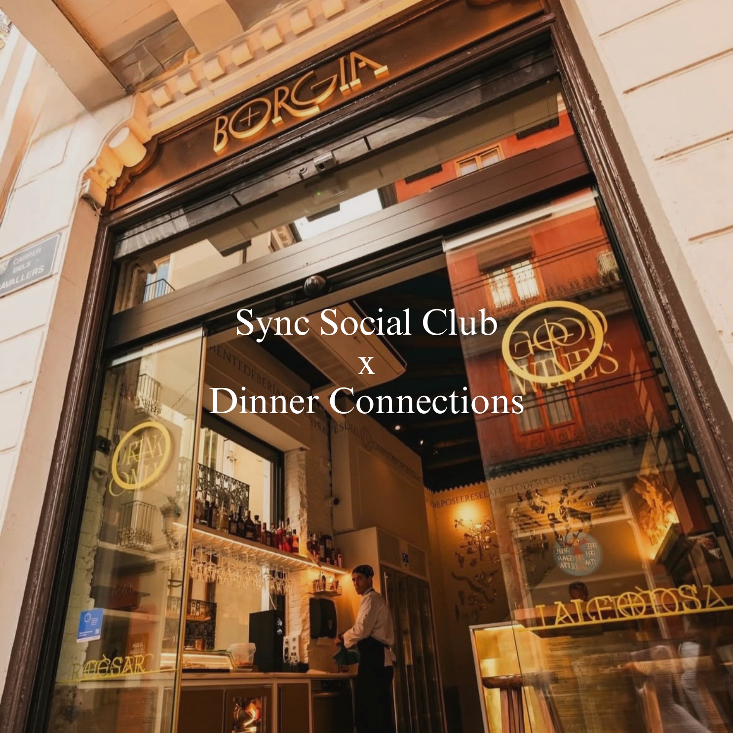 Around The Table. Dinner Connections x Borgia Wine Bar, 27th of March