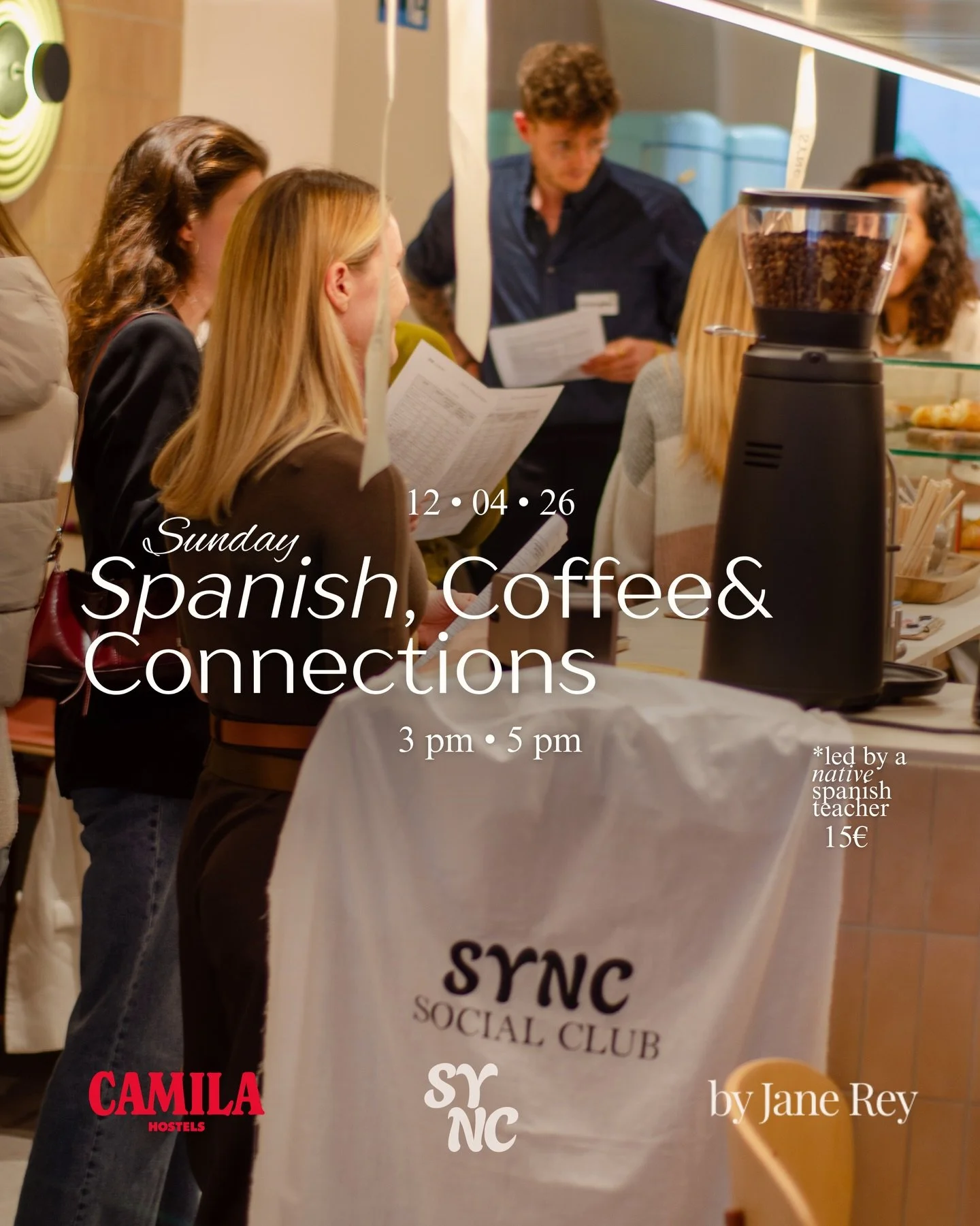 Spanish, Coffee &amp; Connections 3rd
Edition 🇪🇸 ☕️ 

🗓️Sunday, 12.04.2026 | 3-5 PM
📍Camila&rsquo;s Coffee, C/ del Peu de la Creu, 12, Ciutat Vella, 46001 Valencia, @camilahostels 

To all the expats out here trying to get the hang of the Spanish