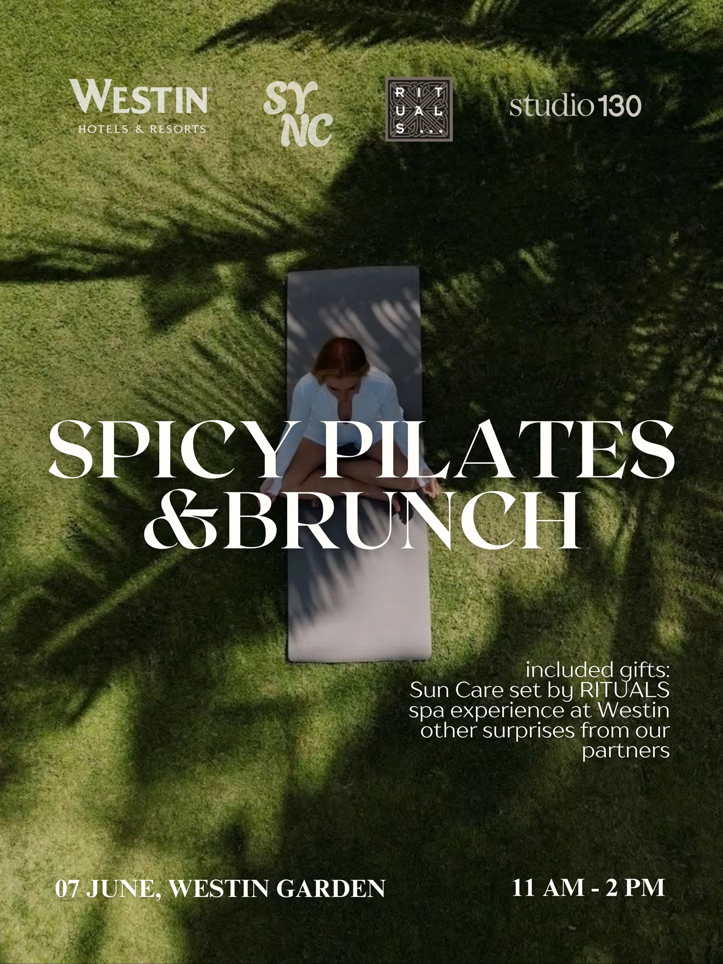 GIVEAWAY BELOW🥰

First tier already sold out for our next SYNC Sunday Social: Spicy Pilates &amp; Brunch at The Westin Valencia 🔥

Last tier now open and there&rsquo;s only a limited number of tickets available 🥺

✨ Pilates class by @studiocientot