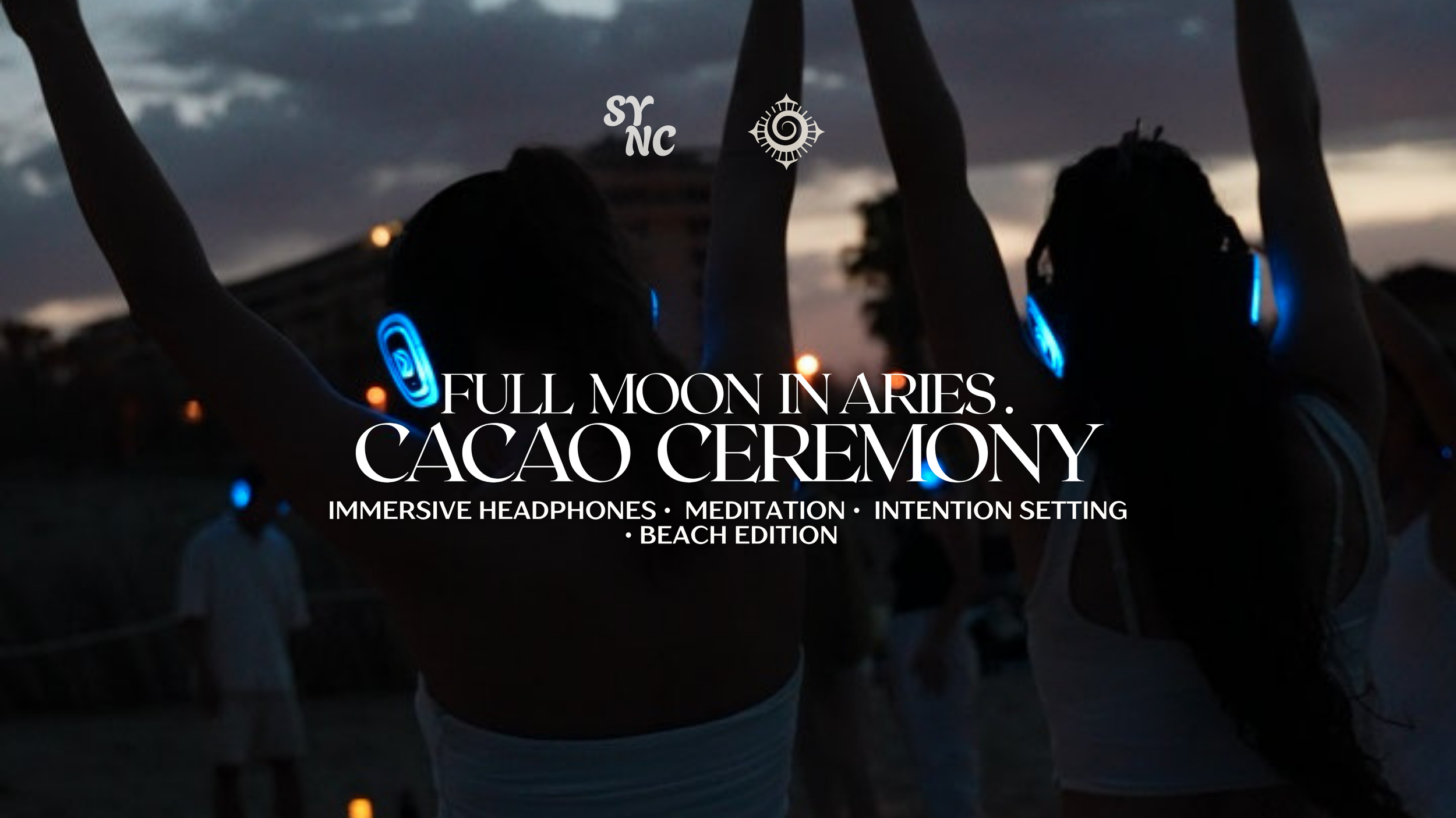 Full Moon in Aries. Immersive Beach Cacao Ceremony